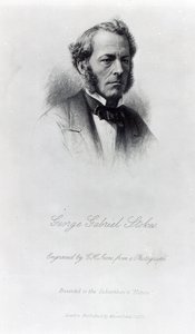 乔治加布里埃尔斯托克斯，由CH Jeens雕刻，1875年 作者 英国摄影师